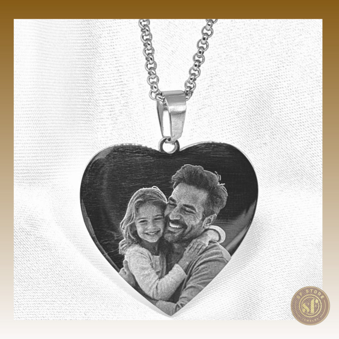 Colar personalizado Love Memory (Coração 3 cm)
