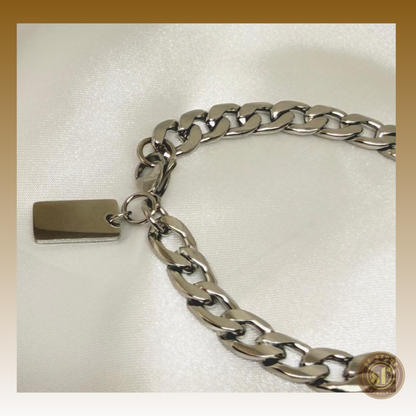 Pulseira personalizada Titan - Olhar c/ medalha