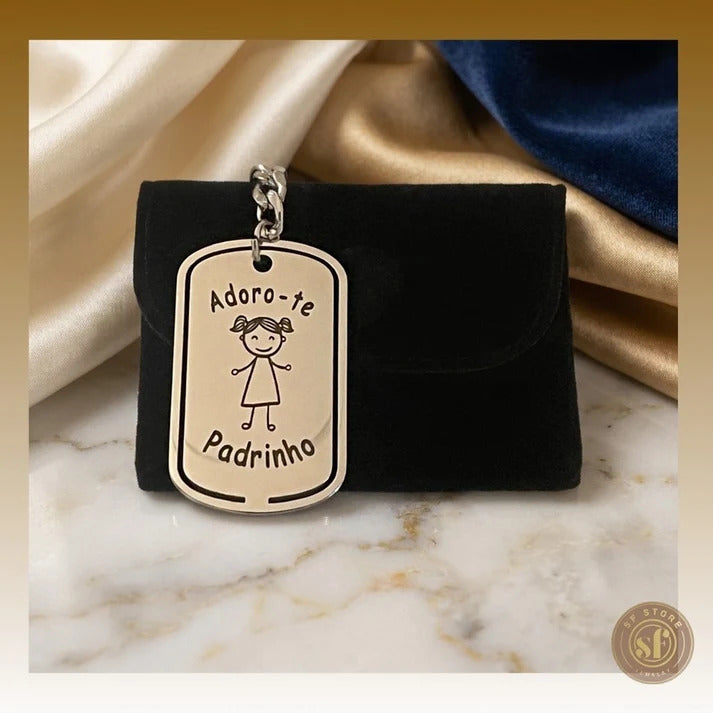 Porta Chaves personalizado Madrinha/Padrinho