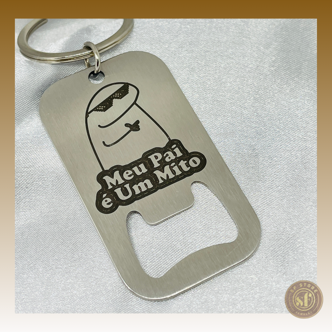 Porta-Chaves personalizado Abre Garrafas (Personalizável)