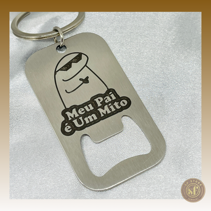Porta-Chaves personalizado Abre Garrafas (Personalizável)