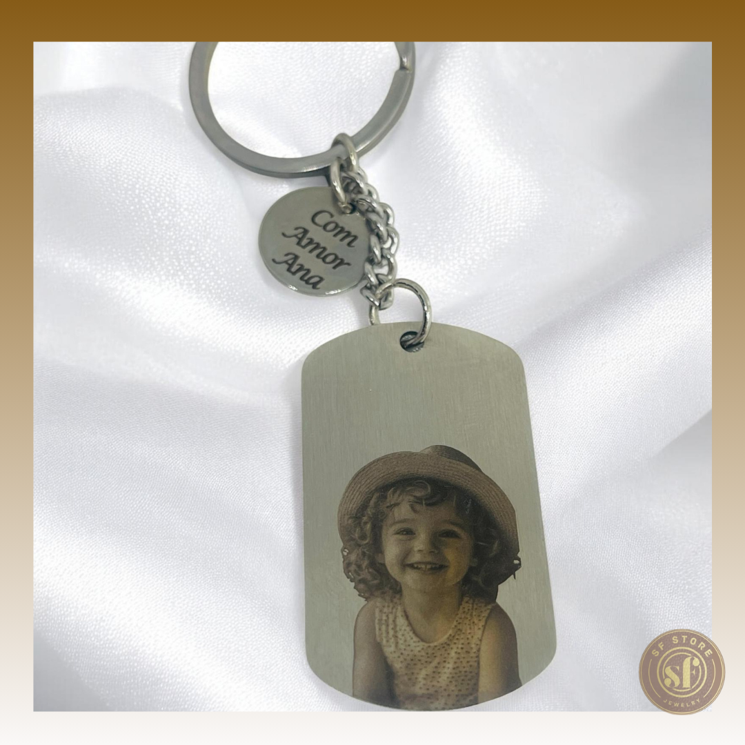 Porta-Chaves personalizado Memory (Foto Realista ou Ilustrada)