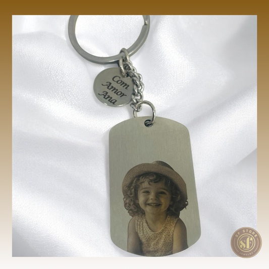 Porta-Chaves personalizado Memory (Foto Realista ou Ilustrada)