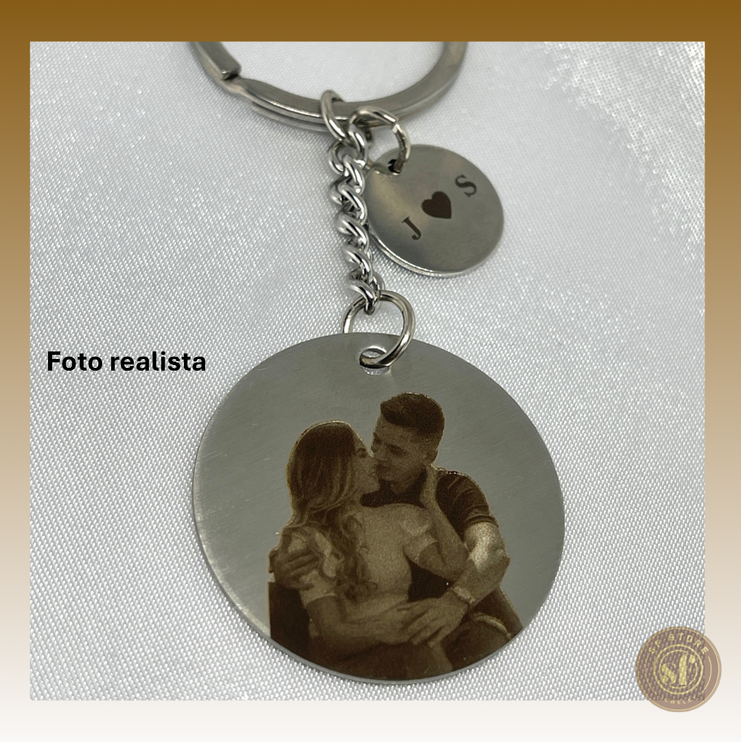 Porta-Chaves personalizado Memory Mod. 2  (Foto Realista ou Ilustrada)