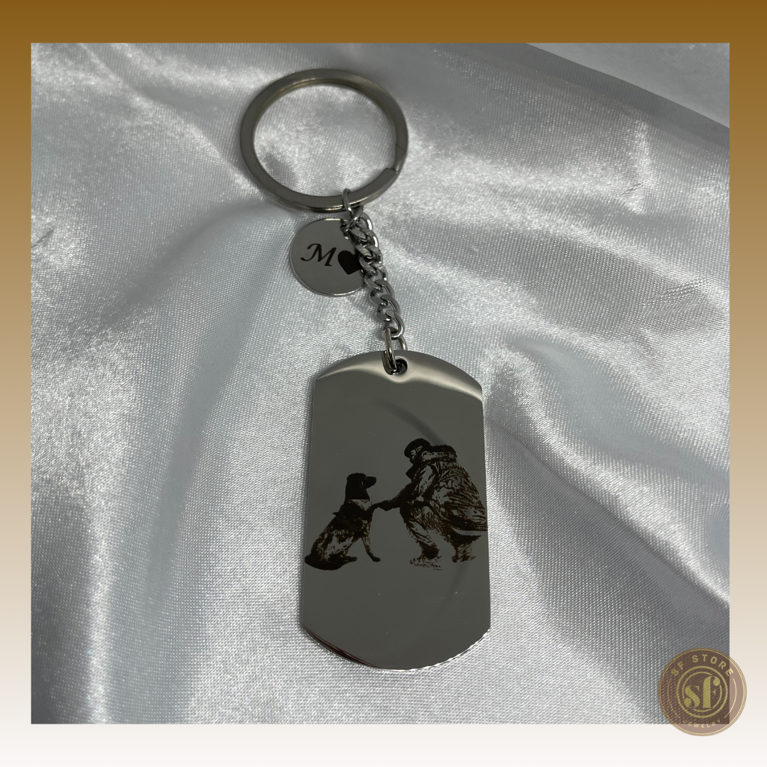 Porta-Chaves personalizado Memory (Foto Realista ou Ilustrada)