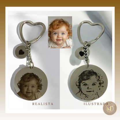 Porta-Chaves personalizado pega coração