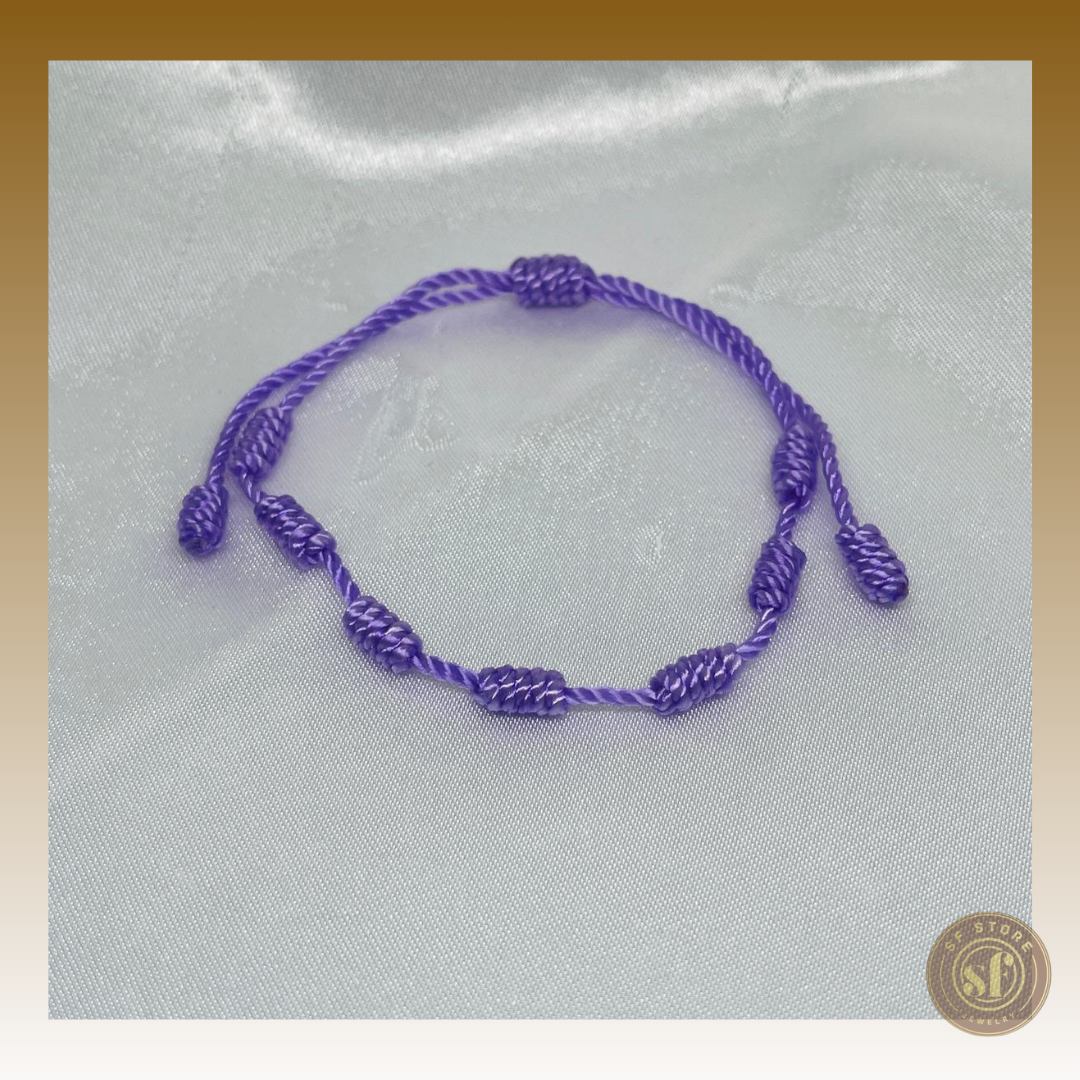 Pulseira 7 Nós com medalhas