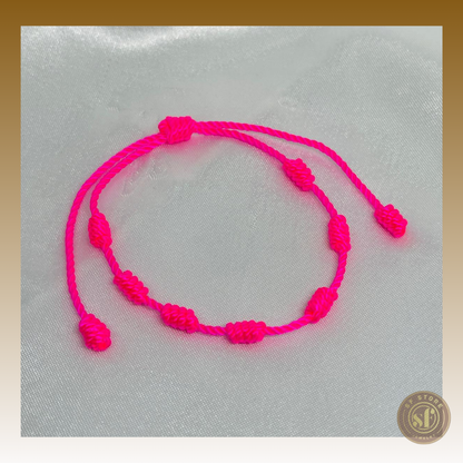 Pulseira 7 Nós com medalhas