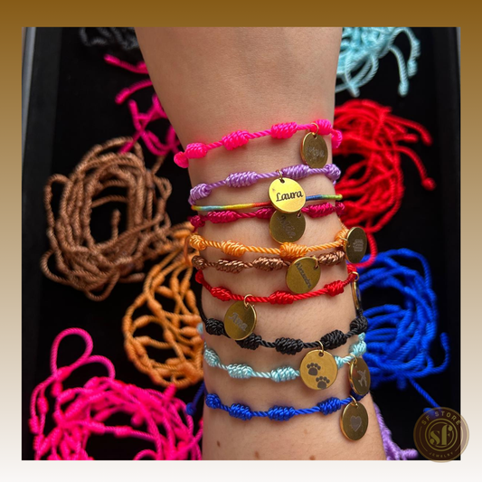Pulseira 7 Nós com medalhas