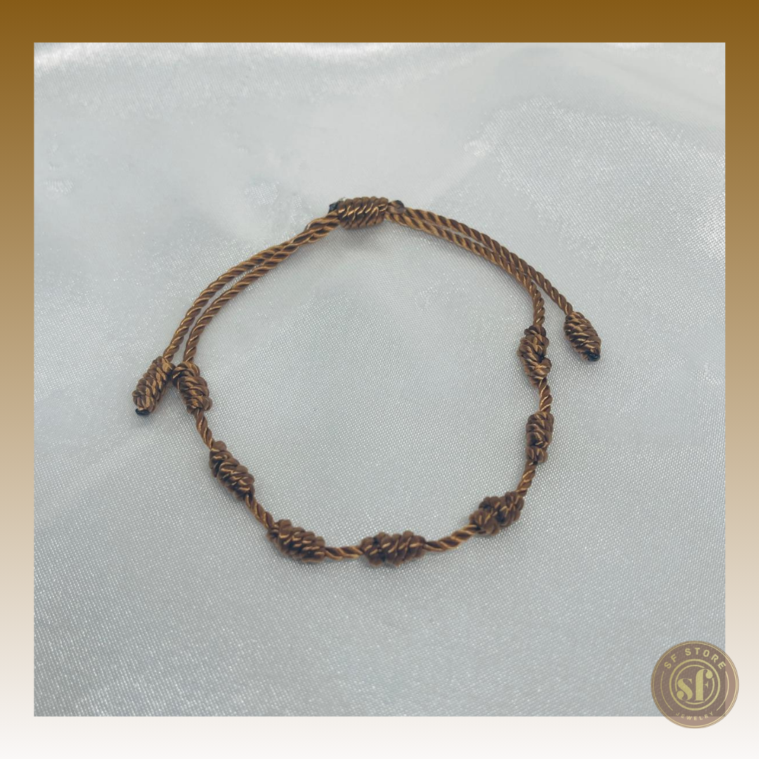 Pulseira 7 Nós com medalhas