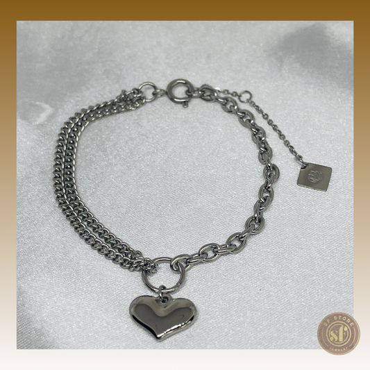 Pulseira Heart Charm