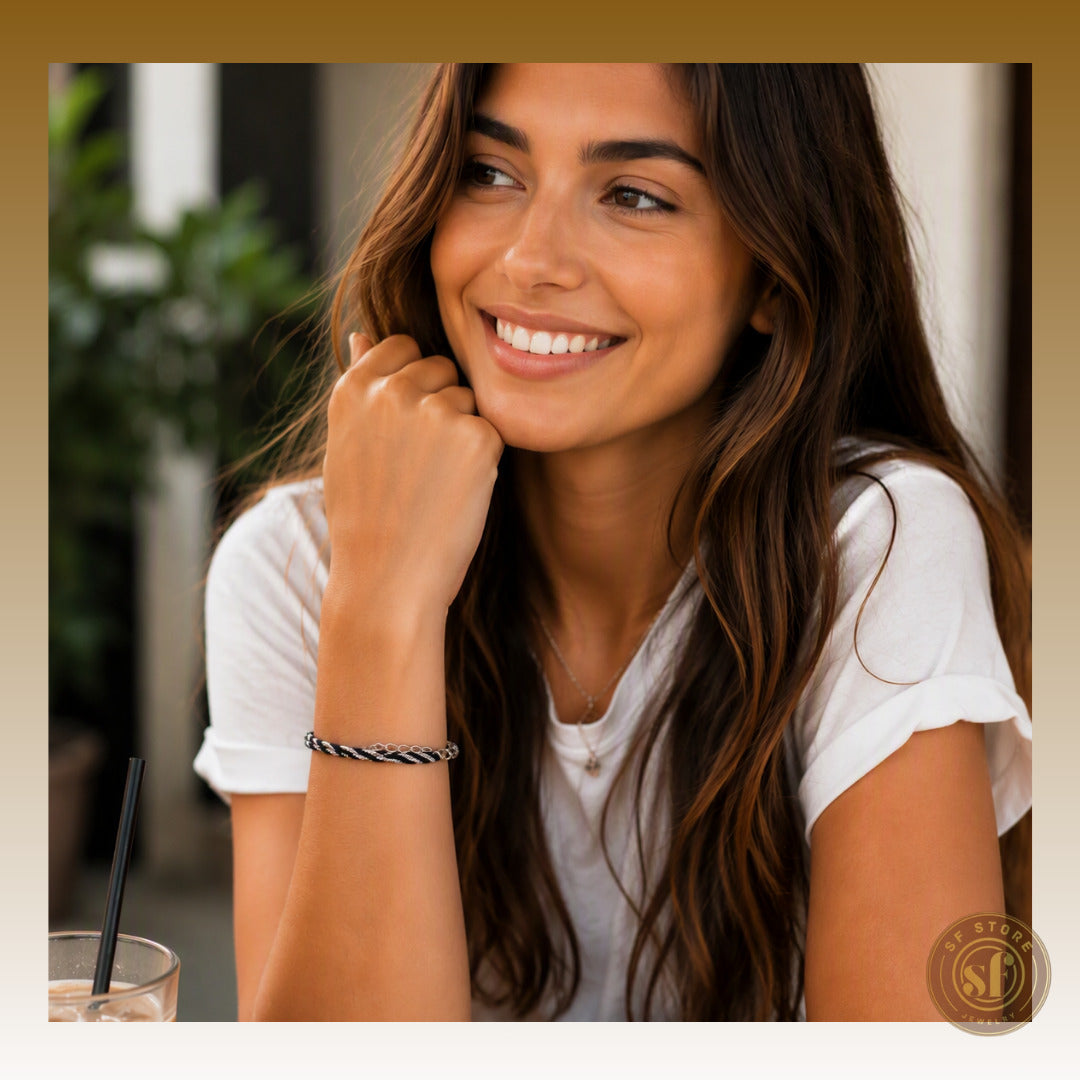 Pulseira Luxe Weave (Duo color)