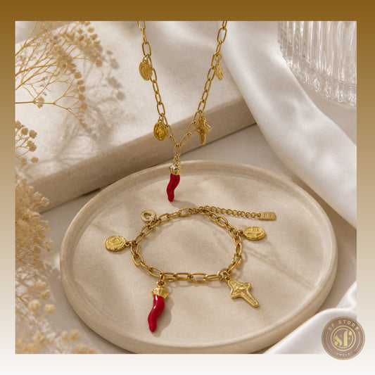 Conjunto Summer (pendente pimentinha)