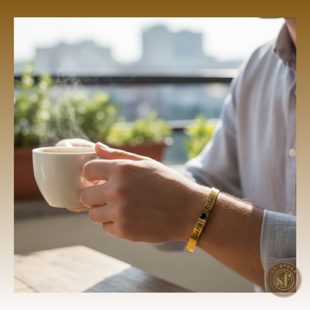 Pulseira personalizada Unissexo