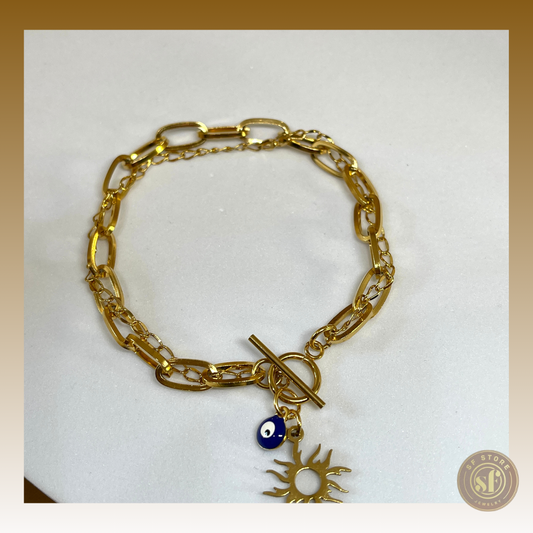 Pulseira malha dupla