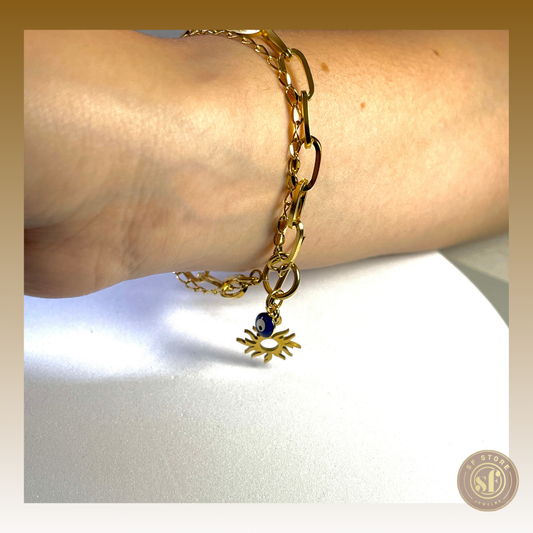 Pulseira malha dupla