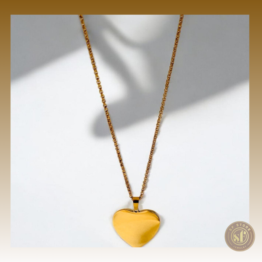 Colar personalizado Love Memory (Coração 3 cm)