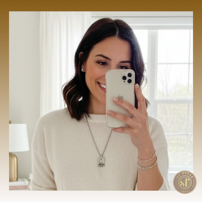 Colar Chapa Retangular média (Personalizável)